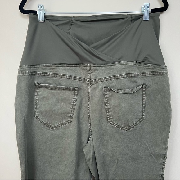 ISABEL MATERNITY Olive Green Skinny Jeans - Picture 5 of 7